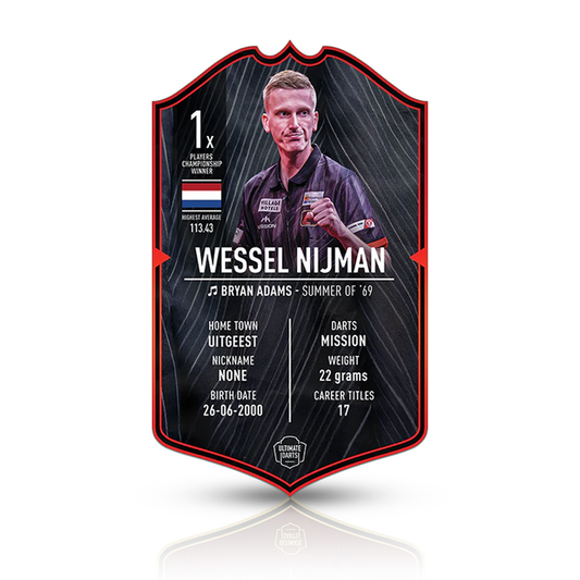 NEW: Wessel Nijman Signed Ultimate Card