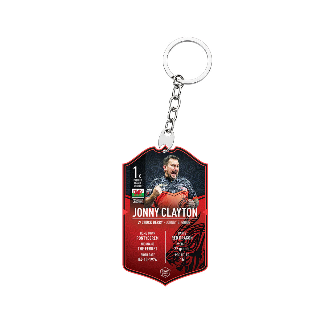 Jonny Clayton Ultimate Darts Keychain