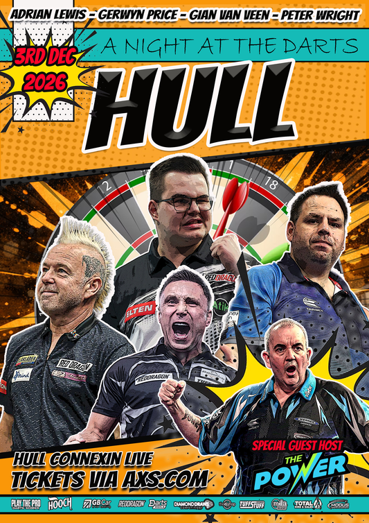 A Night at the Darts Hull - 3rd December 2026