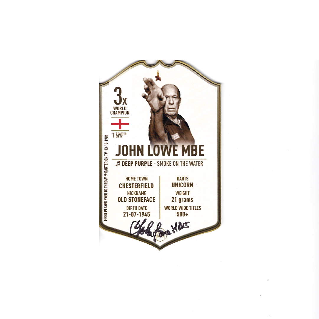 John Lowe Signed Ultimate Card