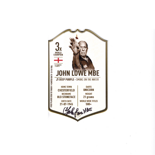 John Lowe Signed Ultimate Card