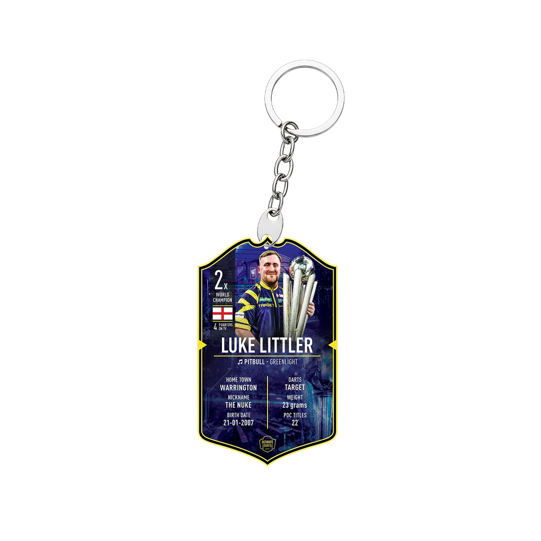 Luke Littler Ultimate Darts Keychain