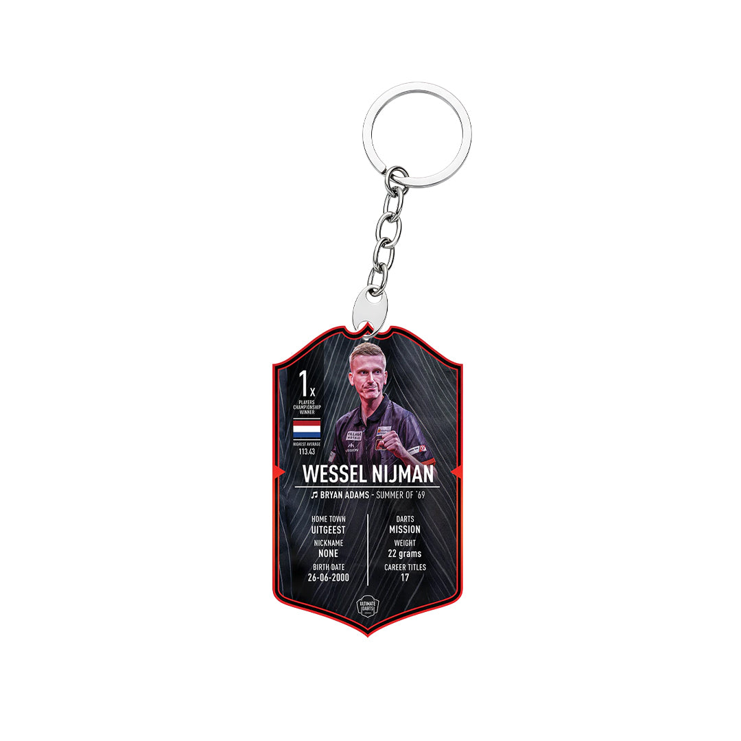 Wessel Nijman Ultimate Darts Keychain