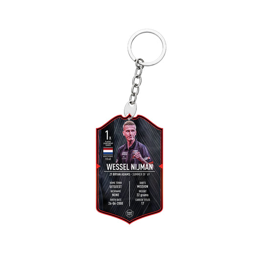 Wessel Nijman Ultimate Darts Keychain