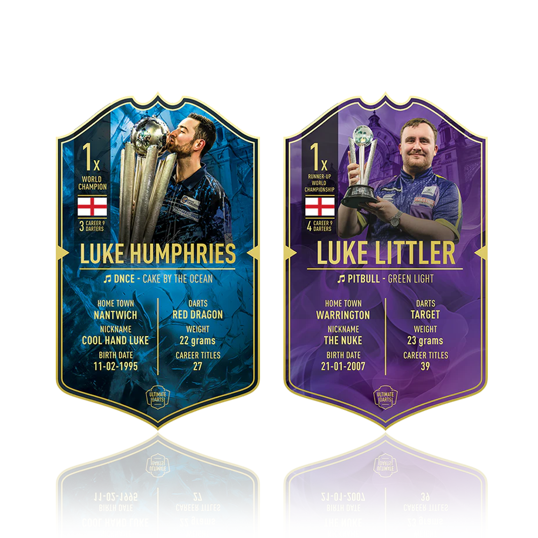 Team England World Cup of Darts Ultimate Cards