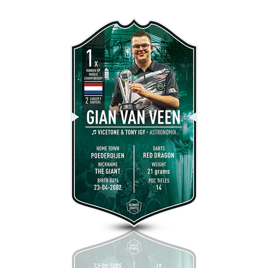 Gian Van Veen Signed Ultimate Card