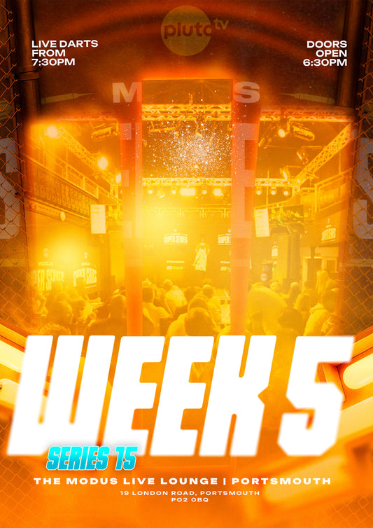 MODUS SUPER SERIES, SERIES 15 WEEK 5: 5th September 2026