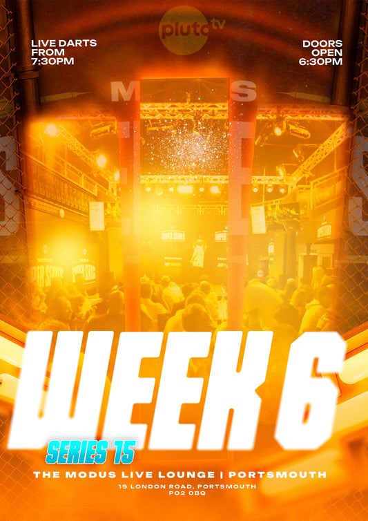 MODUS SUPER SERIES, SERIES 15 WEEK 6: 12th September 2026