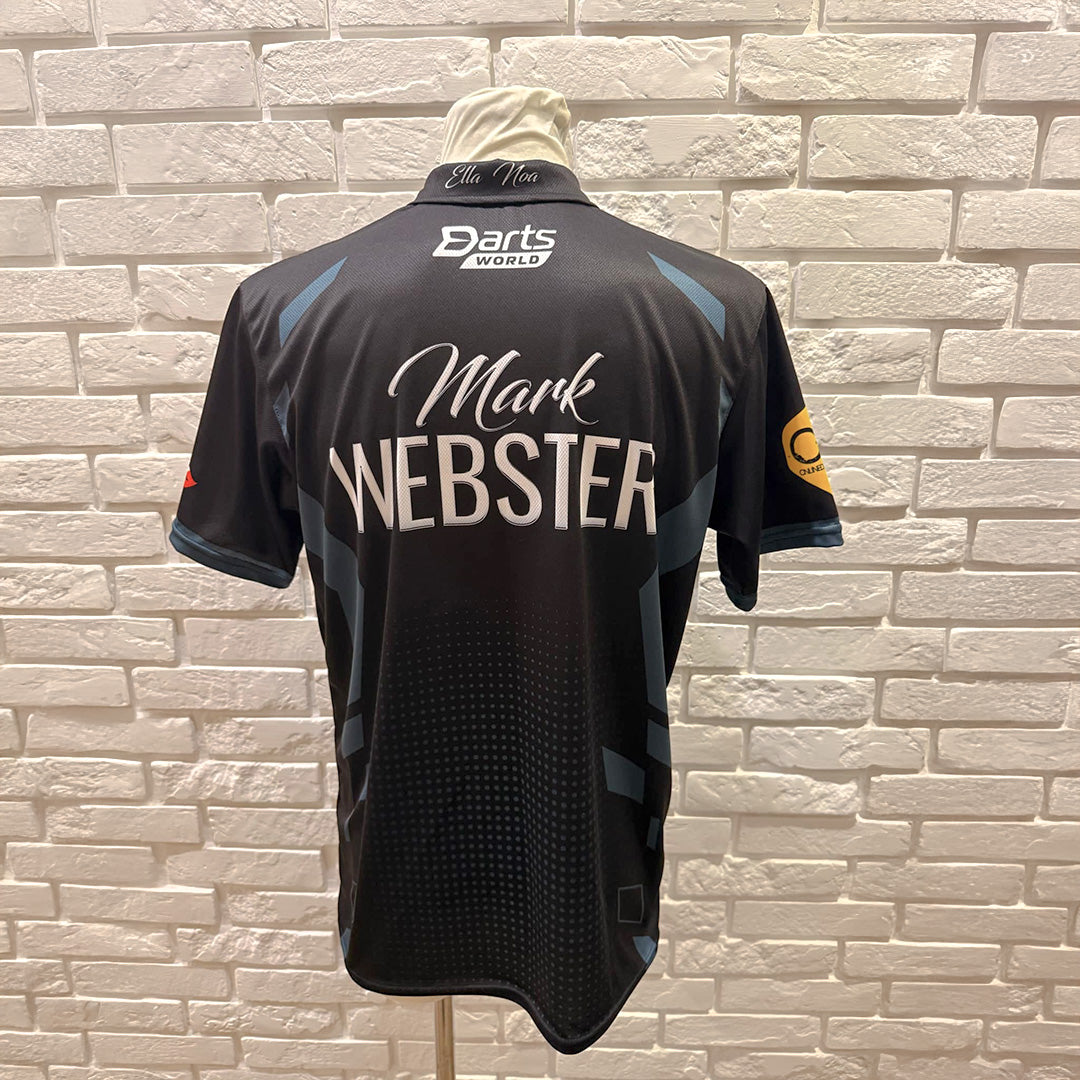 Mark Webster Black Official Replica Shirt – Darts World Store